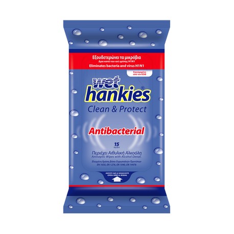 Servetele umede Wet Hankies 15 buc