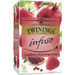 Ceai Twinings Infuso Raspberry & Pomegranate 20 plicuri