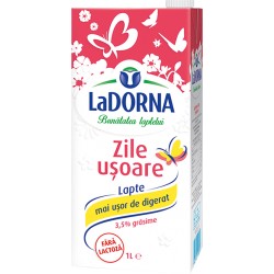 Lapte LaDorna Zile Usoare 3,5% grasime 1 litru