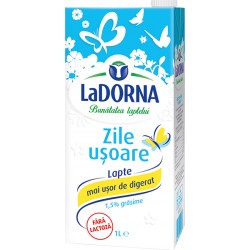 Lapte LaDorna Zile Usoare 1,5% grasime 1 litru