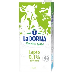 Lapte LaDorna UHT 0,1% grasime 1 litru