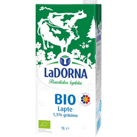 Lapte Bio LaDorna UHT 1,5% grasime 1 litru