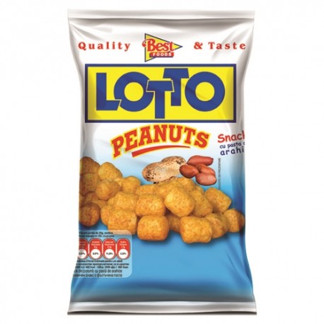Pufuleti cu arahide Lotto Peanuts 90 grame
