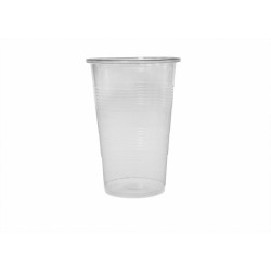 Pahare plastic transparent Romdist 250 ml 50 buc