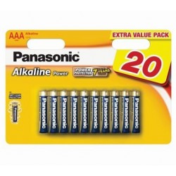 Baterii Panasonic Alkaline LR03 AAA 20 buc