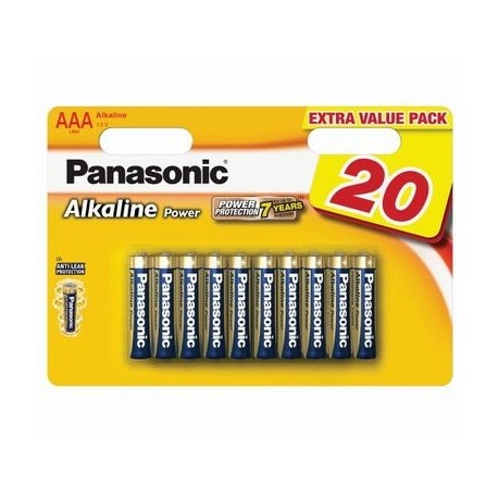 Baterii Panasonic Alkaline LR03 20 buc