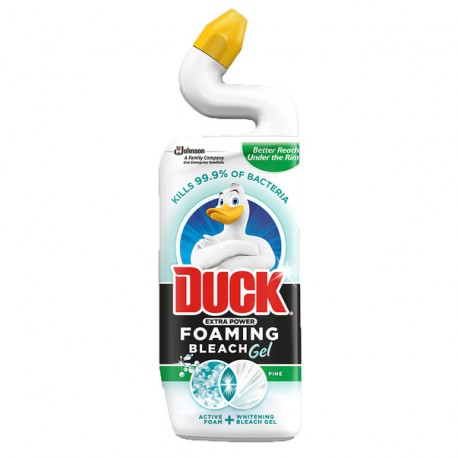 Dezinfectant toaleta Duck Foaming Bleach Gel Pine 750 ml