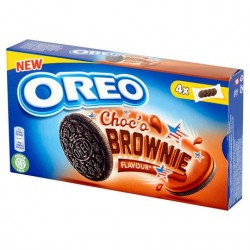 Biscuiti cu crema Oreo Choco Brownie 176 grame