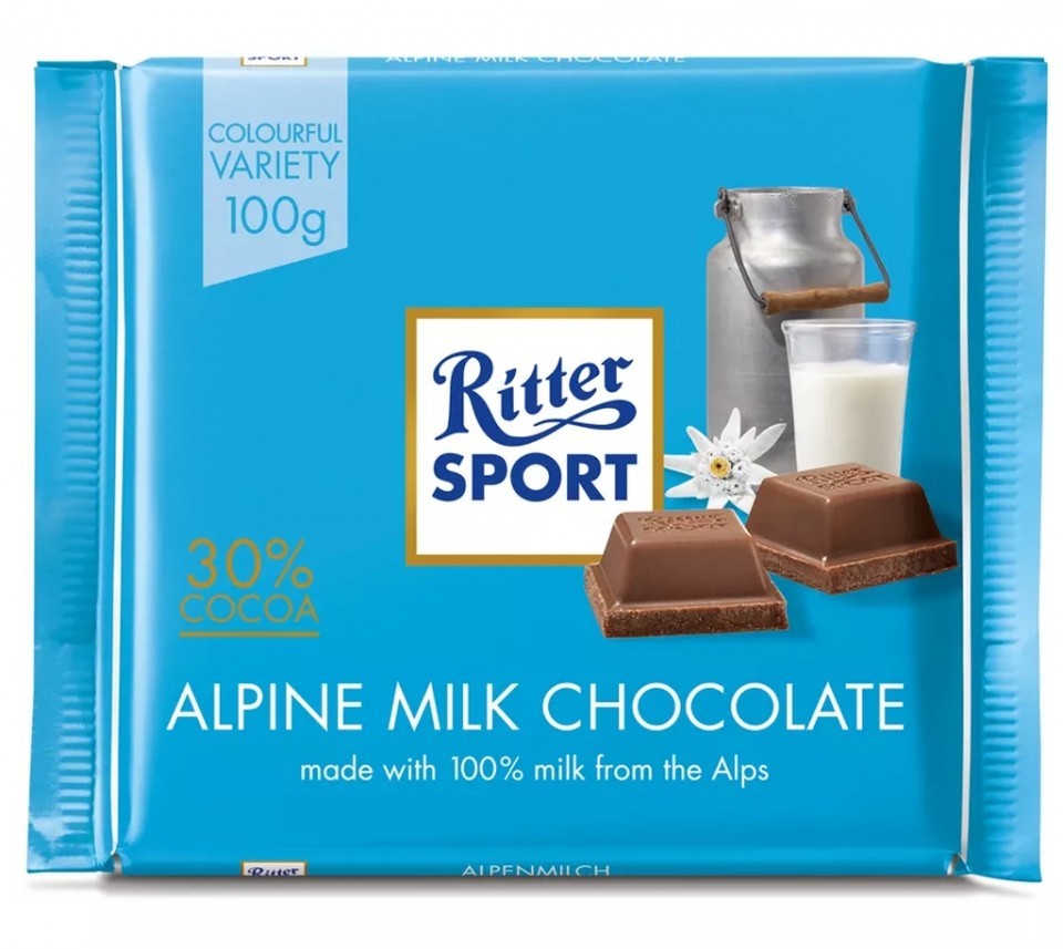 Eight Genre wool Ciocolata cu lapte Ritter Sport 100 grame - Deliveryman