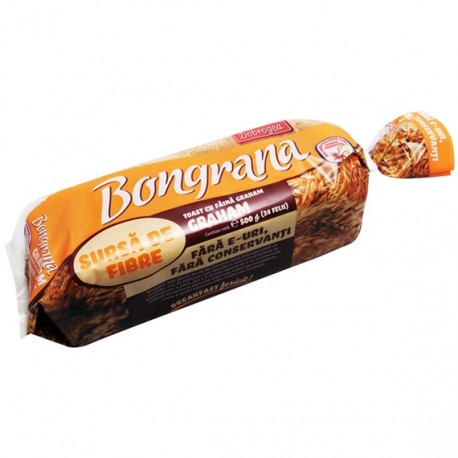 Paine graham Toast Bongrana Dobrogea 500 grame