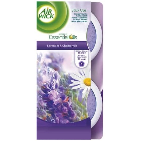 Odorizant gel Air Wick Stick Ups Lavender 30 grame 2 buc