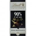 Ciocolata neagra 90% cacao Lindt Excellence 100 grame