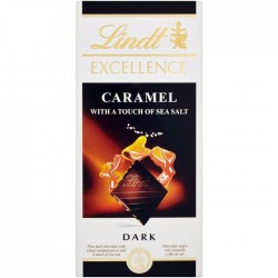 Ciocolata neagra cu caramel si sare Lindt Excellence 100 grame