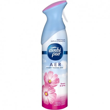 Odorizant spray Ambi Pur flori de primavara 300 ml