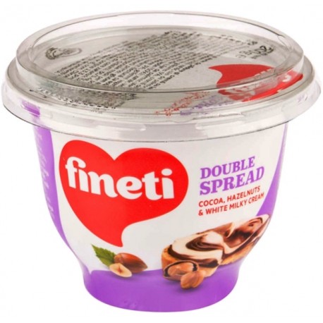 Crema de cacao si lapte Fineti Duo 200 grame