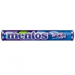 Drajeuri cu menta Mentos Strong Mint 37,5 grame