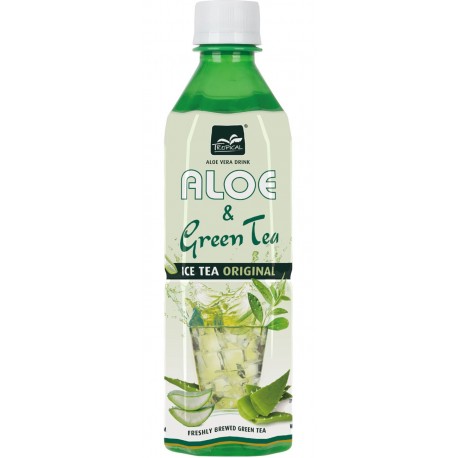 Bautura cu aloe verde si ceai verde Tropical 500 ml