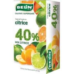 Ceai Belin fructe cu 40% citrice 20 plicuri