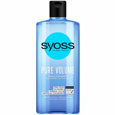 Sampon micelar Syoss Pure Volume 440 ml