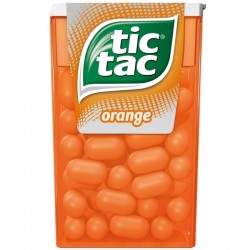 Drajeuri Tic Tac portocale 18 grame