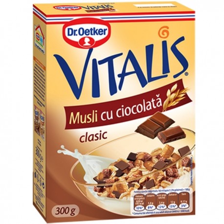 Musli cu ciocolata Vitalis 300 grame