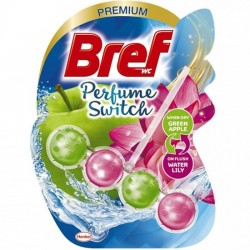Odorizant solid WC Bref Perfume Switch Apple-Water Lily 50 grame
