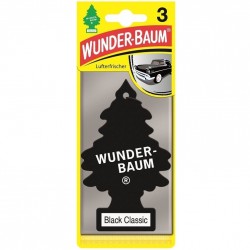 Odorizant auto Wunder Baum Black Classic 3 buc