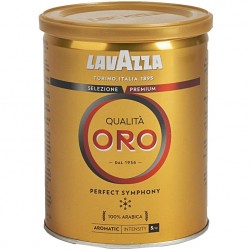 Cafea macinata Lavazza Qualita Oro cutie metalica 250 grame