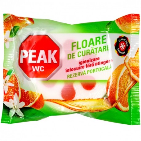 Rezerva odorizant Peak WC Floare de Curatare portocala 45 grame