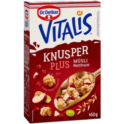 Musli cu fructe Vitalis Knusper Plus 450 grame