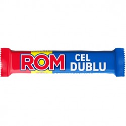 Baton de ciocolata Rom Cel Dublu 50 grame