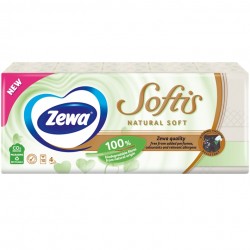 Servetele nazale Zewa Softis Natural Soft 4 straturi 10 buc