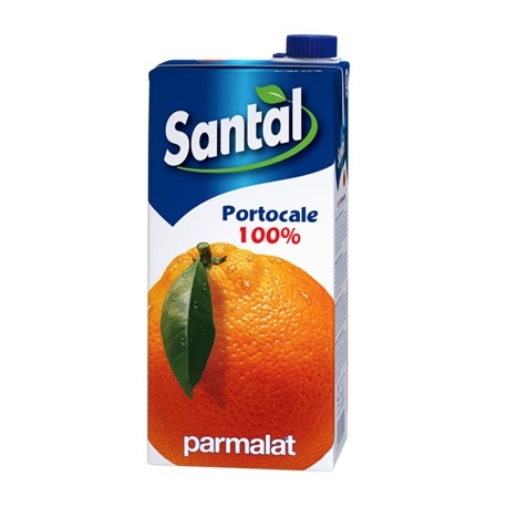 Santal 100% portocale 2 litri