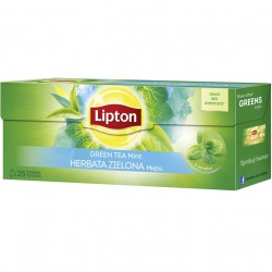 Ceai Lipton Green Tea Mint 25 plicuri