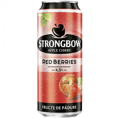 Cidru de mere Strongbow Red Berries doza 500 ml