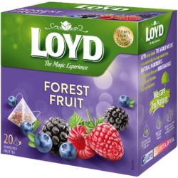 Ceai Loyd fructe de padure 20 plicuri piramidale