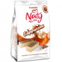 Napolitane glazurate cu crema cappuccino Naty 180 grame
