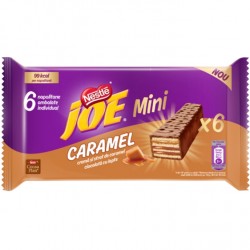 Napolitane glazurate Joe Mini Caramel 120 grame