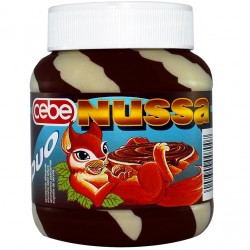 Crema de ciocolata Nussa Duo 400 grame