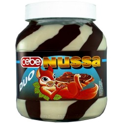 Crema de ciocolata Nussa Duo 750 grame