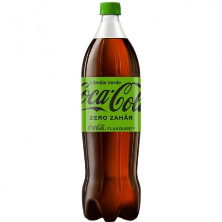 Coca Cola Zero lamaie verde 1,25 litri