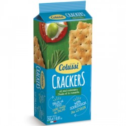 Crackers cu ulei de masline si rozmarin Colussi 250 grame
