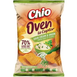 Chipsuri cu smantana si ceapa Chio Oven la cuptor 100 grame