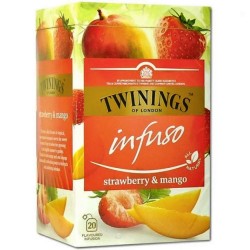 Ceai Twinings Infuso capsuni si mango 20 plicuri