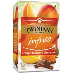 Ceai Twinings Infuso portocala, mango si scortisoara 20 plicuri