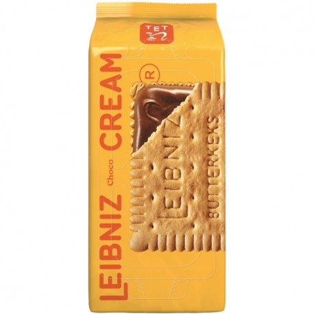 Biscuiti cu crema de ciocolata Leibniz Choco Cream 190 grame