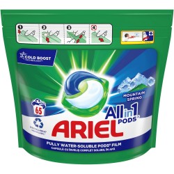 Detergent capsule Ariel All in One Pods Mountian Spring 65 buc