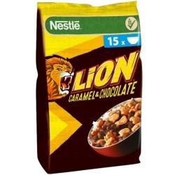 Cereale cu caramel si ciocolata Lion Nestle 450 grame