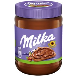 Crema de cacao si alune Milka 600 grame