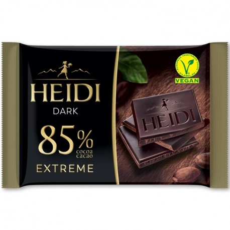 Ciocolata neagra 85% cacao Heidi Dark Extreme 27 grame
